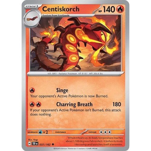 Centiskorch (037/162) [SV05: Temporal Forces] - PokéBox Australia