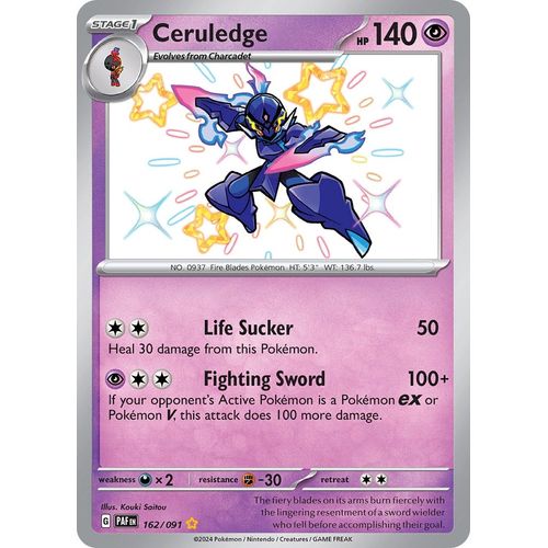 Ceruledge (162/091) [SV: Paldean Fates] - PokéBox Australia