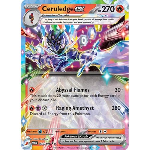Ceruledge ex (036/191) [SV08: Surging Sparks] - PokéBox Australia