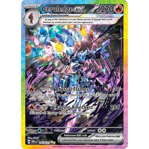 Ceruledge ex (147/131) [SV: Prismatic Evolutions] - PokéBox Australia