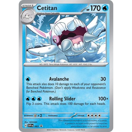 Cetitan - 063 (063) (SV: Scarlet & Violet Promo Cards) - PokéBox Australia