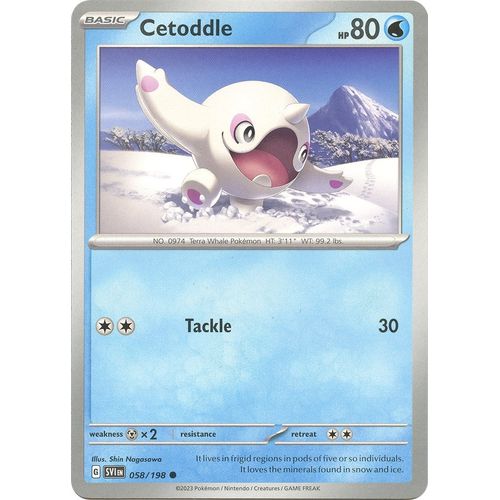 Cetoddle (058/198) [SV01: Scarlet & Violet Base Set] - PokéBox Australia