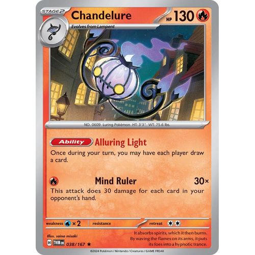 Chandelure (038/167) [SV06: Twilight Masquerade] - PokéBox Australia