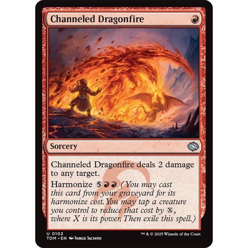 Channeled Dragonfire (102) (Tarkir: Dragonstorm) - PokéBox Australia