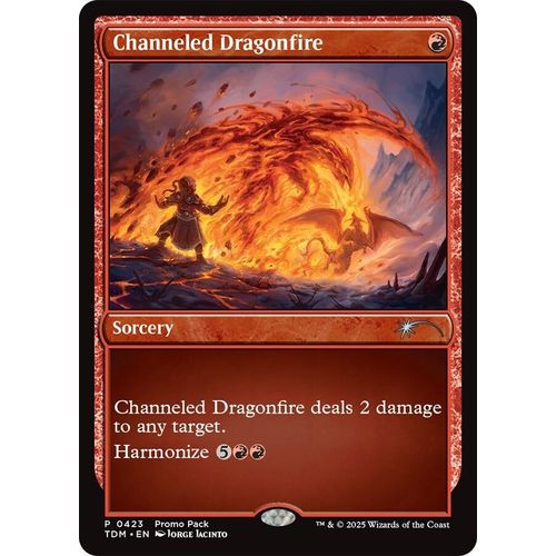 Channeled Dragonfire (423) (Promo Pack: Tarkir: Dragonstorm) - PokéBox Australia