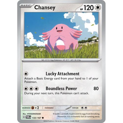 Chansey (133/167) [SV06: Twilight Masquerade] - PokéBox Australia