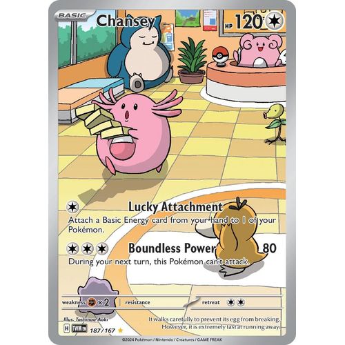 Chansey (187/167) [SV06: Twilight Masquerade] - PokéBox Australia