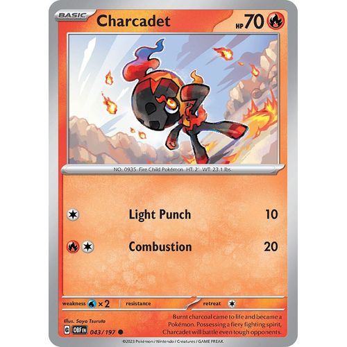 Charcadet (043/197) [SV03: Obsidian Flames] - PokéBox Australia