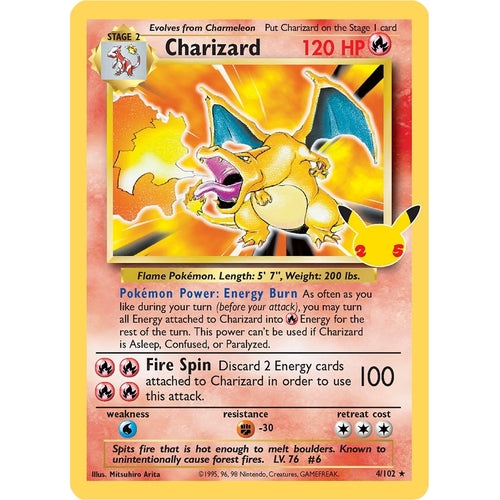 Charizard (4/102) (Celebrations: Classic Collection) - PokéBox Australia
