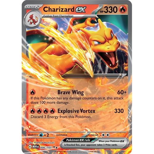 Charizard ex (006/165) [SV: Scarlet & Violet 151] - PokéBox Australia