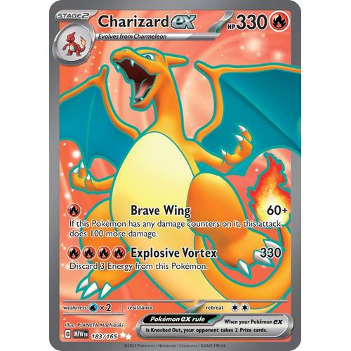Charizard ex (183/165) [SV: Scarlet & Violet 151] - PokéBox Australia