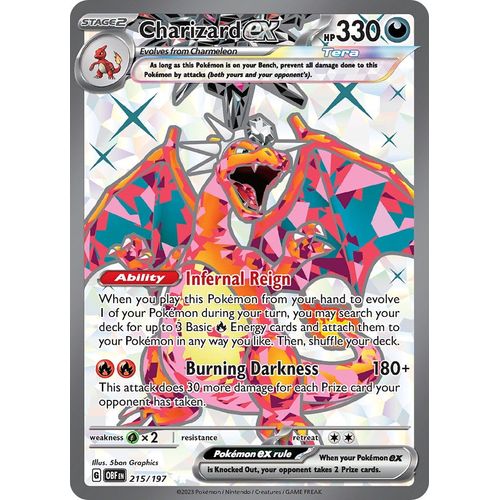 Charizard ex (215/197) [SV03: Obsidian Flames] - PokéBox Australia
