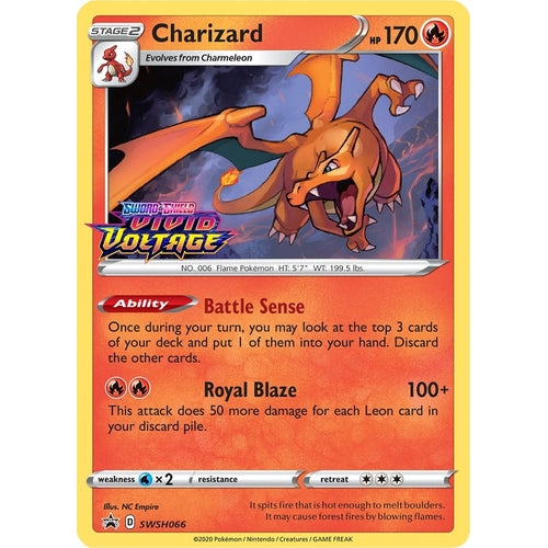 Charizard - SWSH066 (Prerelease) (SWSH066) (SWSH: Sword & Shield Promo Cards) - PokéBox Australia