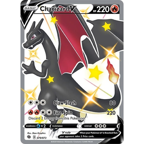 Charizard V (Secret) (79/73) (Champion's Path) - PokéBox Australia