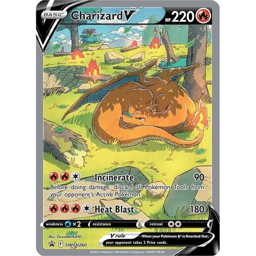 Charizard V - SWSH260 (SWSH260) (SWSH: Sword & Shield Promo Cards) - PokéBox Australia