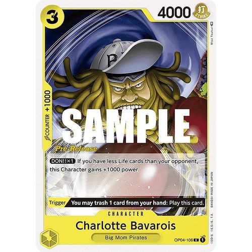 Charlotte Bavarois (OP04 - 106) [Kingdoms of Intrigue Pre - Release Cards] - PokéBox Australia