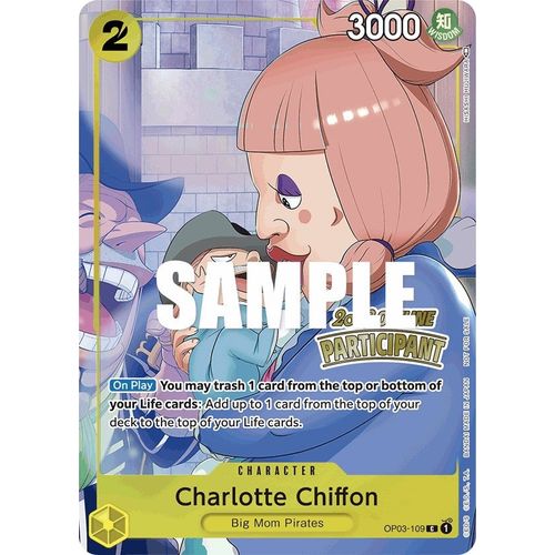 Charlotte Chiffon (Offline Regional 2023) [Participant] (OP03 - 109) [One Piece Promotion Cards] - PokéBox Australia