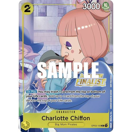 Charlotte Chiffon (Online Regional 2023) [Finalist] (OP03 - 109) [One Piece Promotion Cards] - PokéBox Australia