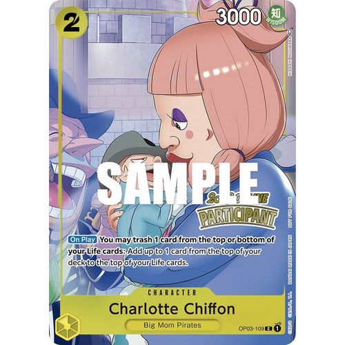 Charlotte Chiffon (Online Regional 2023) [Participant] (OP03 - 109) [One Piece Promotion Cards] - PokéBox Australia