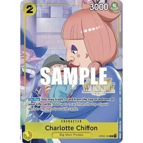 Charlotte Chiffon (Online Regional 2023) [Winner] (OP03 - 109) [One Piece Promotion Cards] - PokéBox Australia
