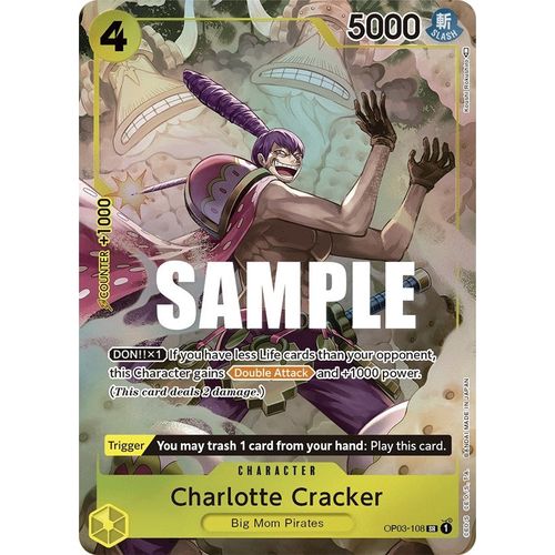 Charlotte Cracker (Alternate Art) (OP03 - 108) [Pillars of Strength] - PokéBox Australia
