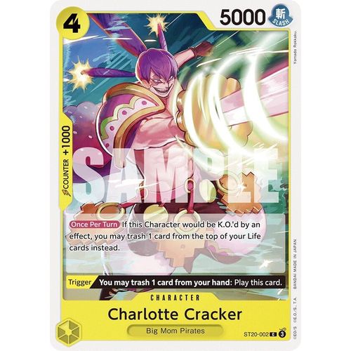 Charlotte Cracker (ST20 - 002) [Starter Deck 20: YELLOW Charlotte Katakuri] - PokéBox Australia