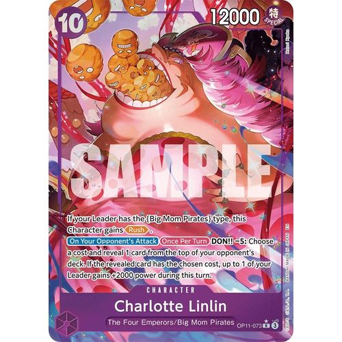 Charlotte Linlin (Alternate Art) (OP11 - 073) [A Fist of Divine Speed] - PokéBox Australia