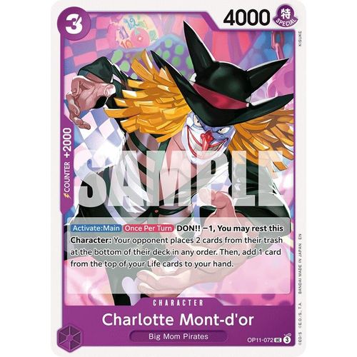 Charlotte Mont - d'or (OP11 - 072) [A Fist of Divine Speed] - PokéBox Australia