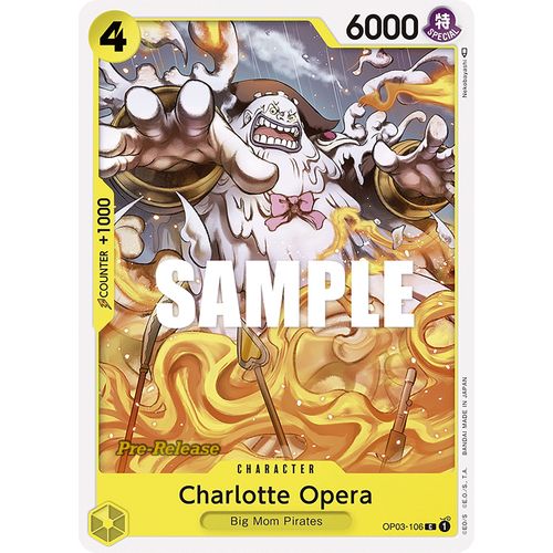 Charlotte Opera (OP03 - 106) [Pillars of Strength Pre - Release Cards] - PokéBox Australia