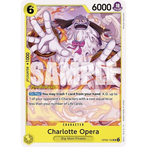 Charlotte Opera (OP08 - 102) [Two Legends Pre - Release Cards] - PokéBox Australia
