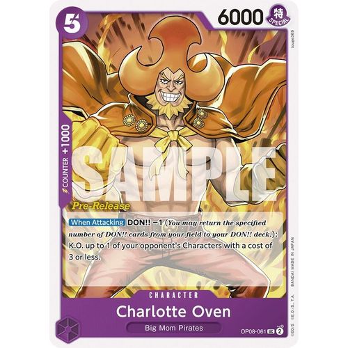 Charlotte Oven (OP08 - 061) [Two Legends Pre - Release Cards] - PokéBox Australia