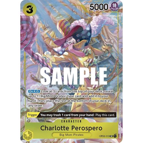 Charlotte Perospero (Alternate Art) (OP03 - 113) [Pillars of Strength] - PokéBox Australia
