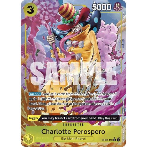 Charlotte Perospero (Alternate Art) (OP03 - 113) [Premium Booster - The Best - ] - PokéBox Australia