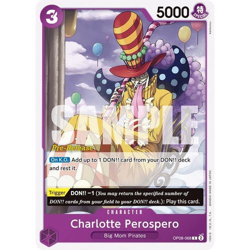 Charlotte Perospero (OP08 - 068) [Two Legends Pre - Release Cards] - PokéBox Australia