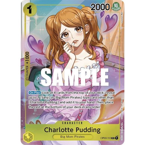 Charlotte Pudding (Alternate Art) (OP03 - 112) [Pillars of Strength] - PokéBox Australia