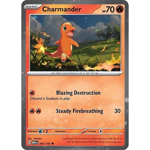 Charmander - 004/165 (Cosmos Holo) (004/165) [Miscellaneous Cards & Products] - PokéBox Australia