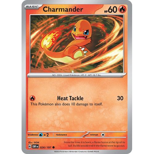Charmander (026/197) [SV03: Obsidian Flames] - PokéBox Australia