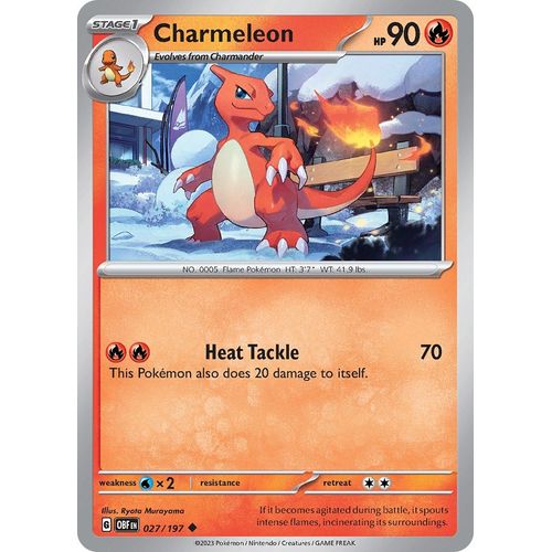 Charmeleon (027/197) [SV03: Obsidian Flames] - PokéBox Australia