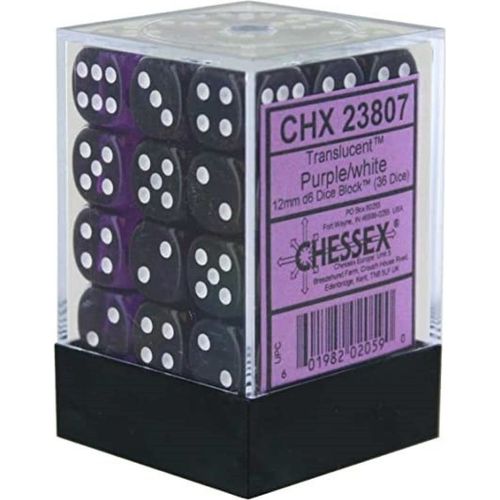 Chessex 12mm D6 Dice Sets 36pcs - PokéBox Australia