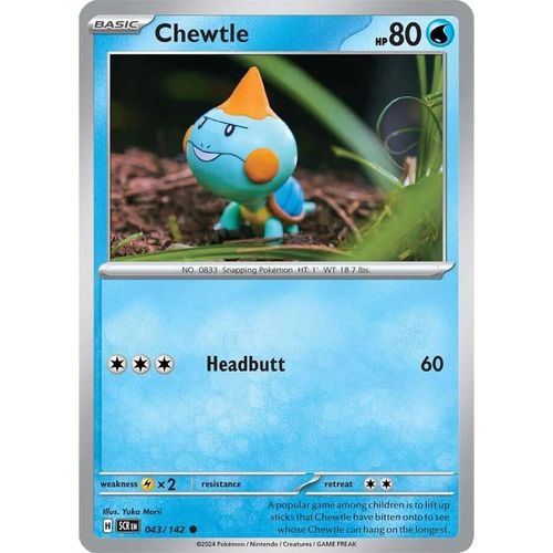 Chewtle (043/142) [SV07: Stellar Crown] - PokéBox Australia