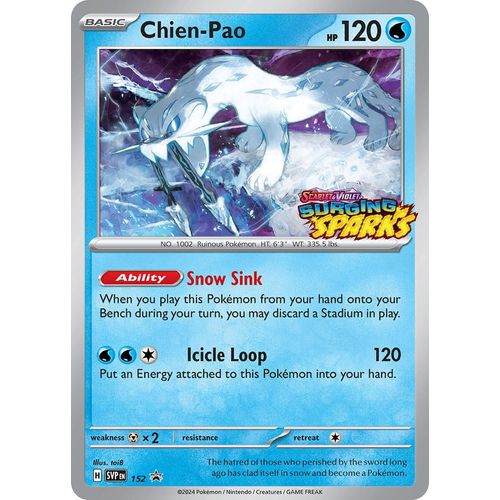 Chien - Pao - 152 (152) (SV: Scarlet & Violet Promo Cards) - PokéBox Australia