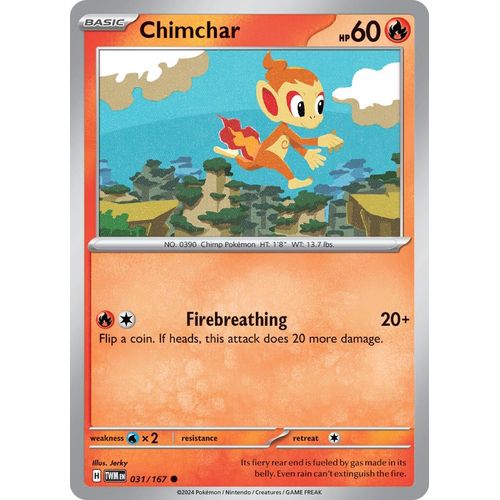 Chimchar (031/167) [SV06: Twilight Masquerade] - PokéBox Australia