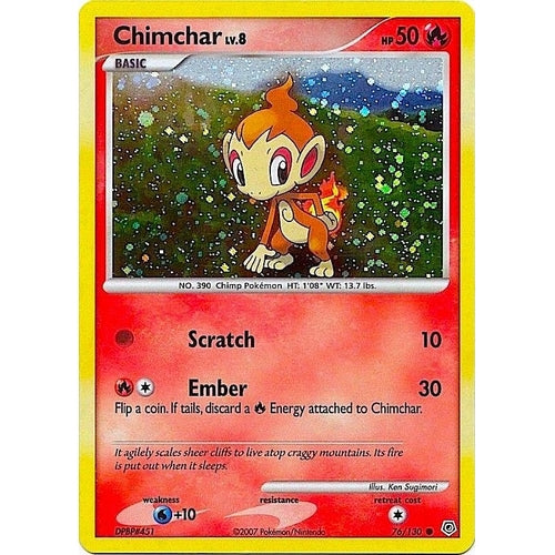 Chimchar - 76/130 (Cosmos Holo) (076/130) (Miscellaneous Cards & Products) - PokéBox Australia