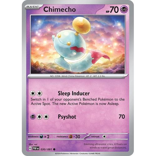 Chimecho (030/091) [SV: Paldean Fates] - PokéBox Australia