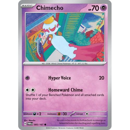 Chimecho (085/167) [SV06: Twilight Masquerade] - PokéBox Australia