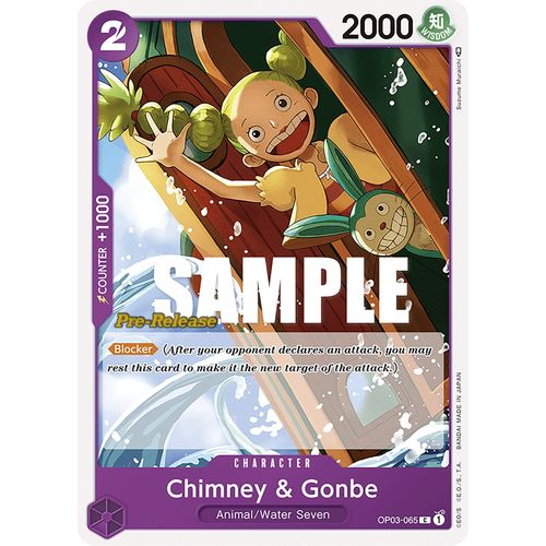 Chimney & Gonbe (OP03 - 065) [Pillars of Strength Pre - Release Cards] - PokéBox Australia