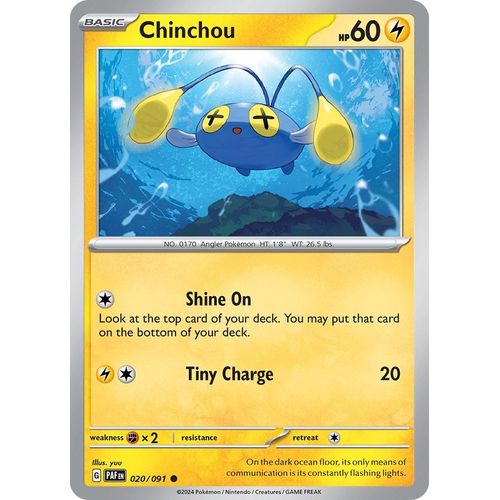 Chinchou (020/091) [SV: Paldean Fates] - PokéBox Australia