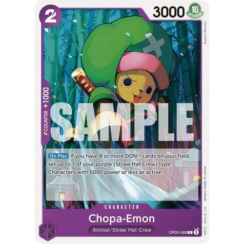 Chopa - Emon (OP05 - 068) [Starter Deck 18: PURPLE Monkey.D.Luffy] - PokéBox Australia