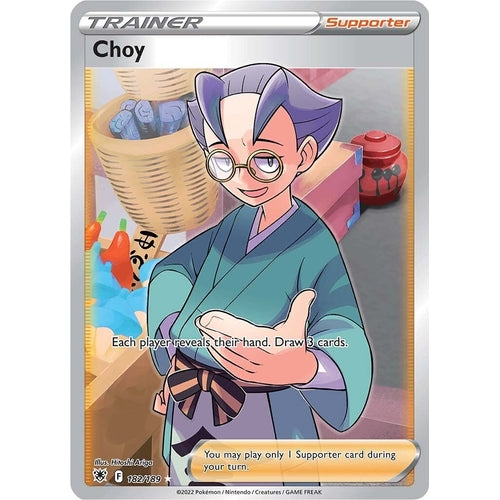 Choy (Full Art) (182/189) (SWSH10: Astral Radiance) - PokéBox Australia