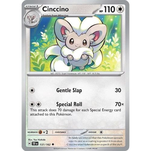 Cinccino (137/162) [SV05: Temporal Forces] - PokéBox Australia
